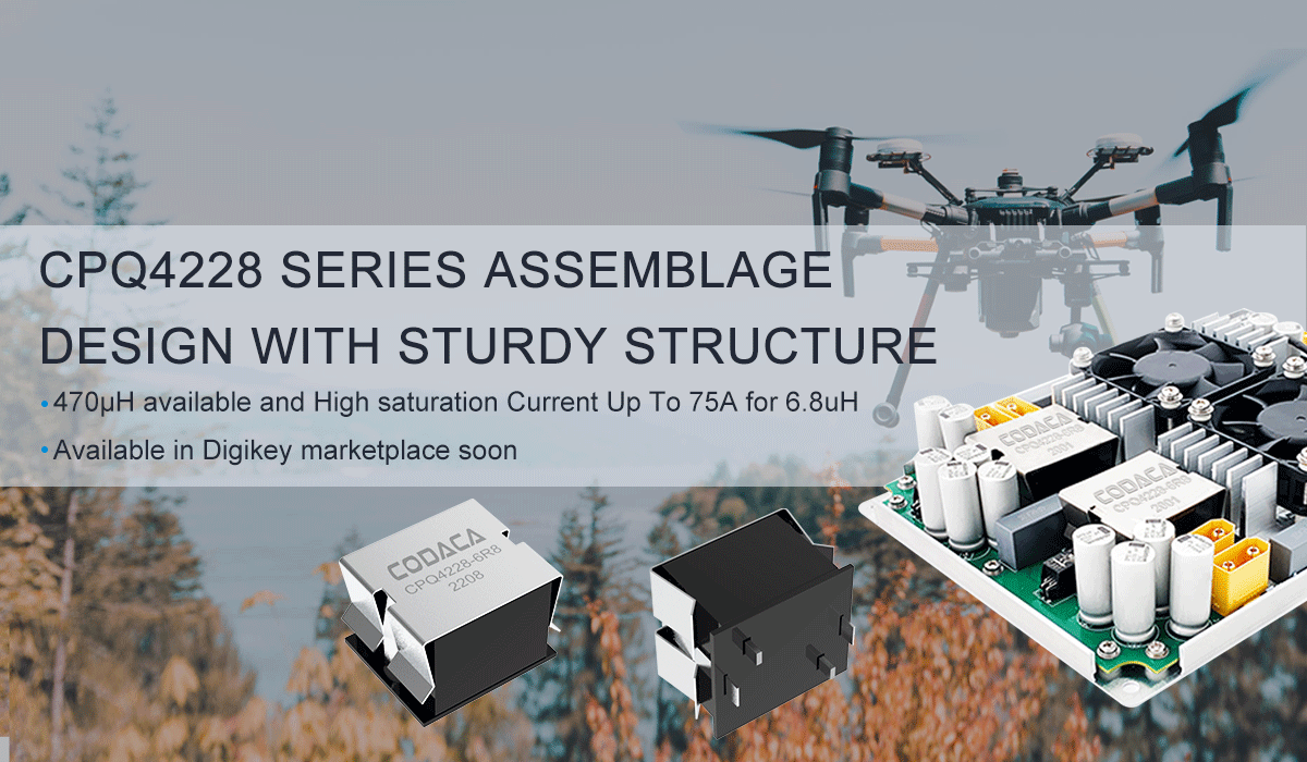 Super High Current Power Inductor CPQ4228 Series for High Power Supply Applications Super High Current Power Inductor CPQ4228 Series for High Power Supply Applications