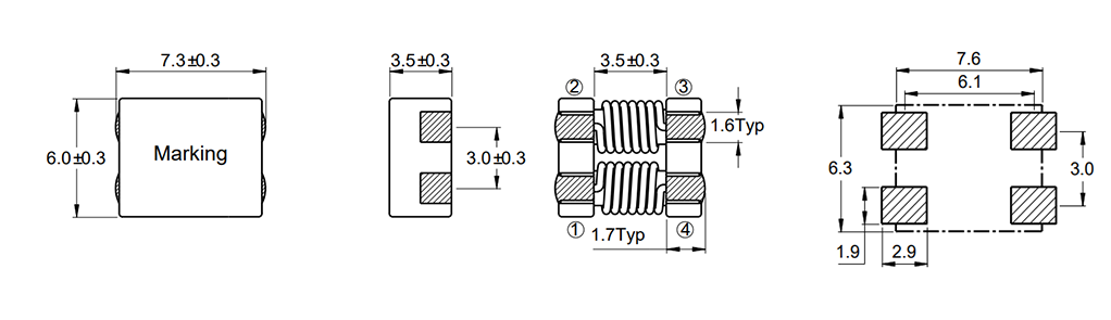 CSTP0740 Common Mode Choke Common Mode Choke