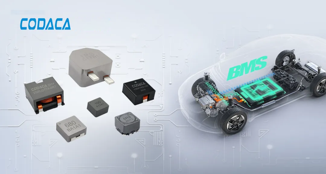 The main application of CODACA High-Performance Automotive-Grade Inductors in BMS